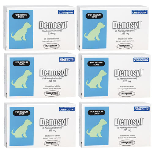 Denosyl For Medium Dogs, 225 Mg, 180 Tablets (6-pack)