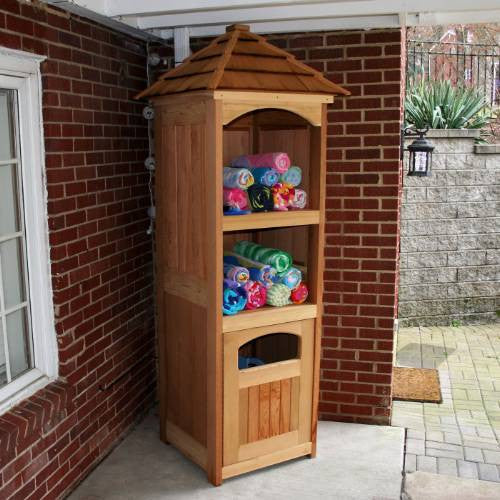 Creekvine Design Ely1001cvd Cedar Entertainment And Storage Unit