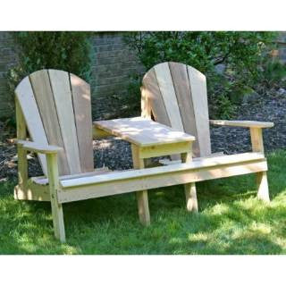 Creekvine Design Wf5120cvd Cedar Adirondack Settee