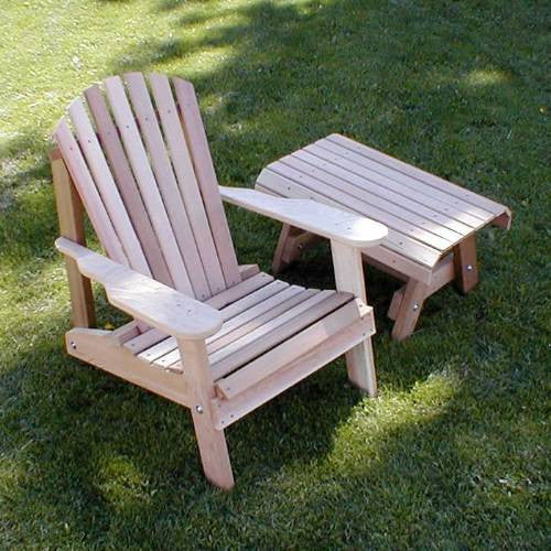 Creekvine Design Wrf5200setcvd Cedar American Forest Adirondack Chair & Table Set