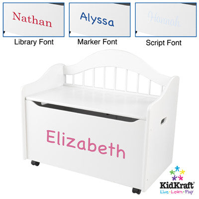 kidkraft limited edition toy box white