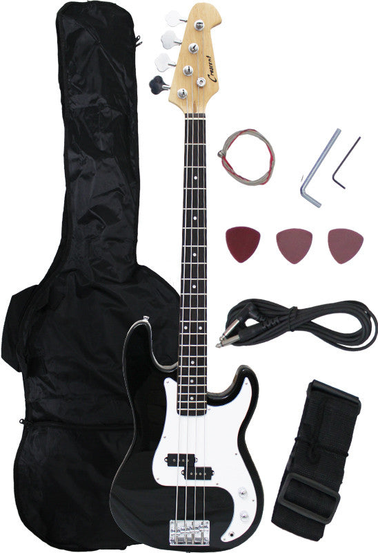 Crescent Direct Eb46-bk 46 Inch Black Premium Electric Bass Guitar