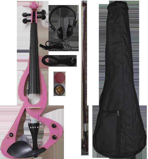 Crescent Direct Ev-pk Pink Electric Violin