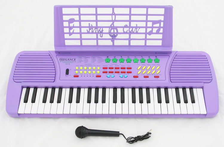 Crescent Direct Kb49-pur 49 Keys Purple Electronic Keyboard