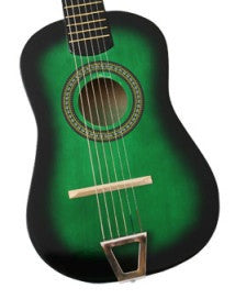 Crescent Direct Mg23-gr 23 Inch Green Childrens Toy Acoustic Guitar