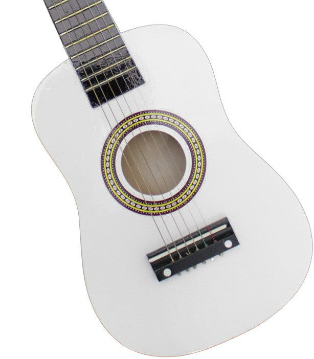 Crescent Direct Mg23-wt 23 Inch White Childrens Toy Acoustic Guitar
