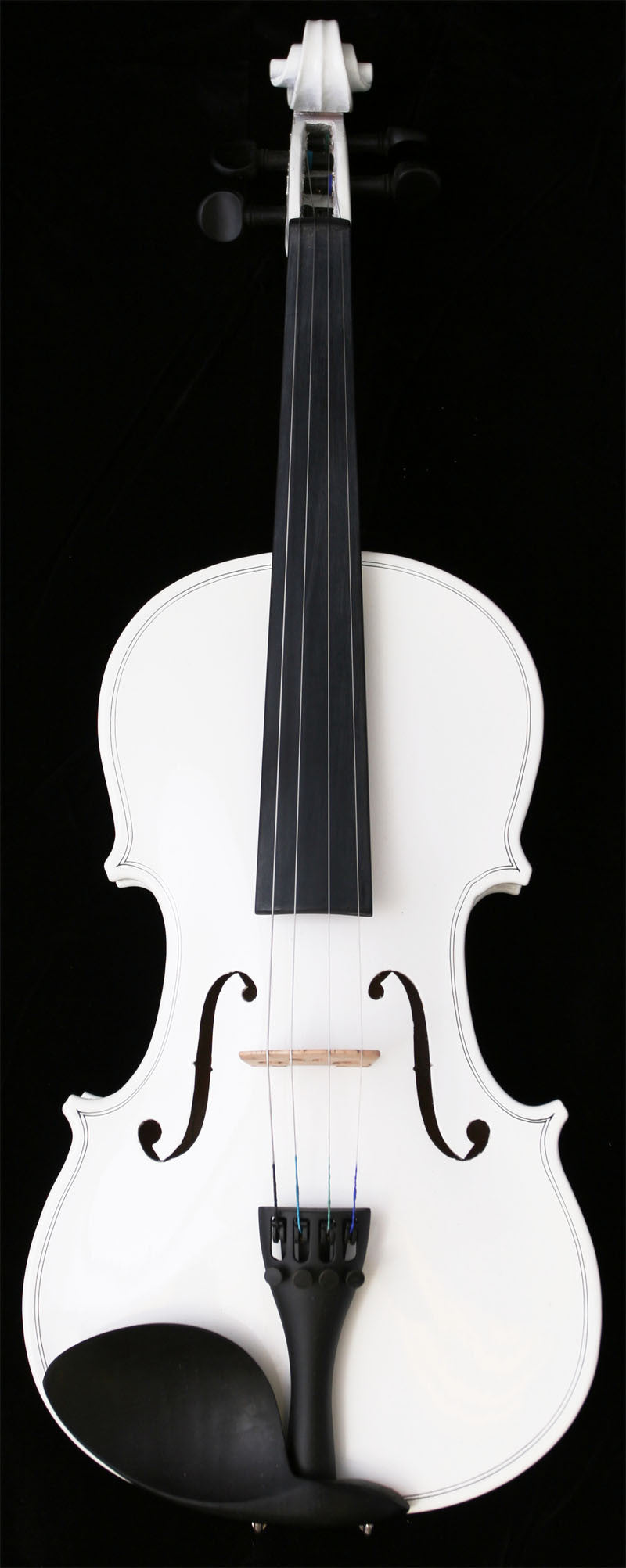 Crescent Direct Vl-wt1/2 1/2 White Maplewood Acoustic Violin With Case, Rosin, And Bow