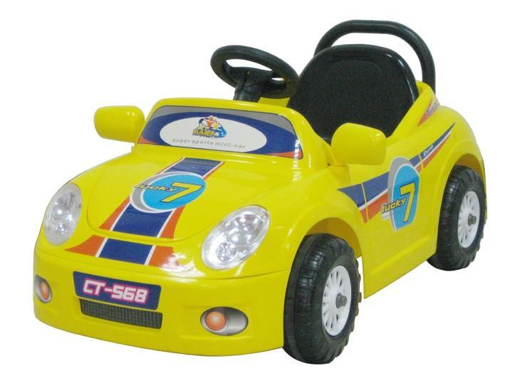 Ctm Kids Mini Single Rider Roadster Yellow
