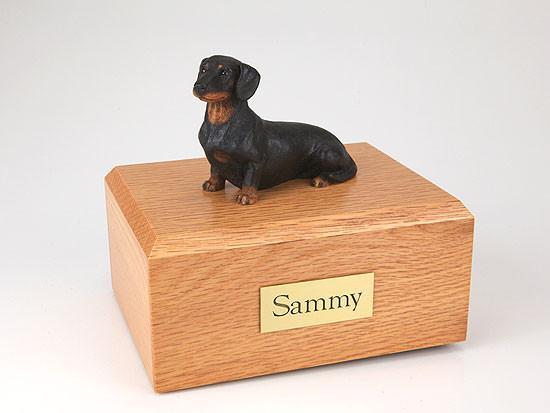 Dachshund Black Tr200-072 Figurine Urn