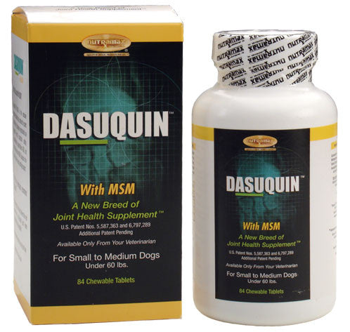 Dasuquin For Small/medium Dogs Under 60 Lbs. With Msm (84 Chews)