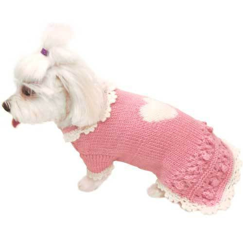 Hand Knitted Sweater Pink Lady