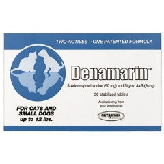 Denamarin 90mg For Small Dogs And Cats 0-12 Lbs - Blue (30 Tablets)