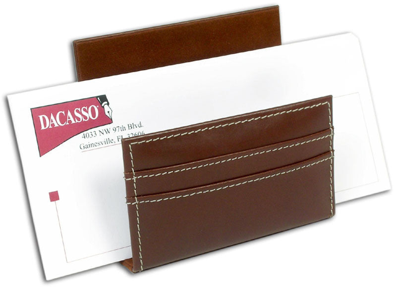 Rustic Leather Letter Holder A3208 By Decasso