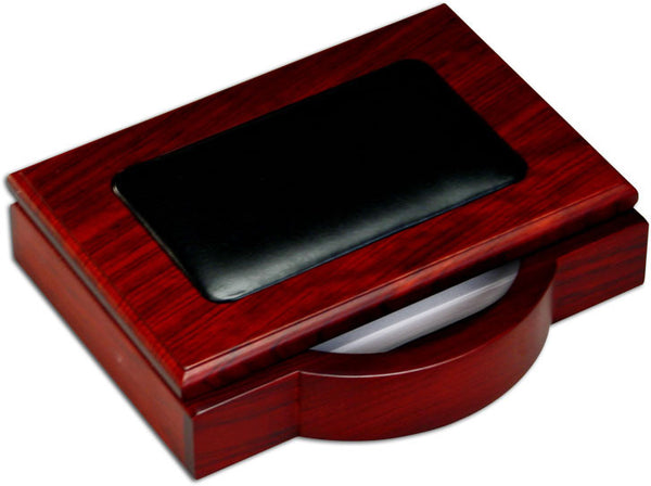 Wood & Leather 4x6 Memo Holder A8009 by Decasso