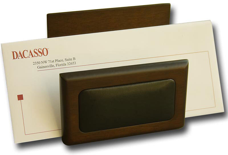 Wood & Leather Letter Holder A8408 By Decasso