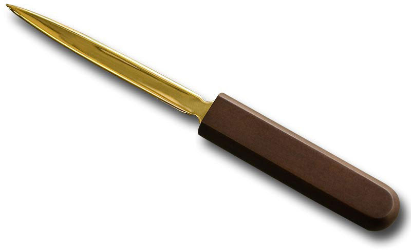 Wood & Leather Letter Opener A8427 By Decasso