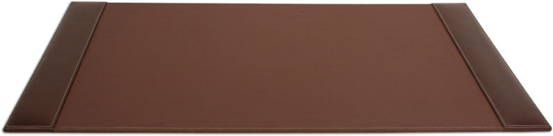 Rustic Leather 34x20 Desk Pad With Side Rails P3201 By Decasso