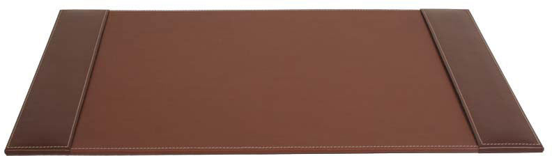 Rustic Leather 25x17 Desk Pad With Side Rails P3202 By Decasso