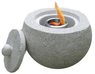 Deeco Consumer Products Dm-013-fb Terrazzo Fire Pot