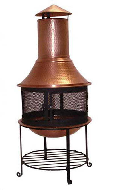 Deeco Consumer Products Dm-6553-cc New York Nouveau Pure Copper Chiminea