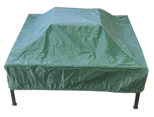 Deeco Consumer Products Dm-rcv-sf Square Fire Pit Green Vinyl