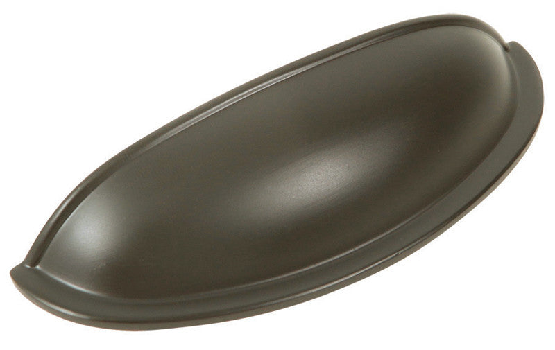 Design House 203885 West Side Cup Pull 3" Cc Oil Rubbed Bronze