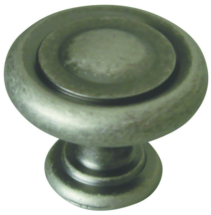 Design House 203943 Town Square Knob Rustic Pewter