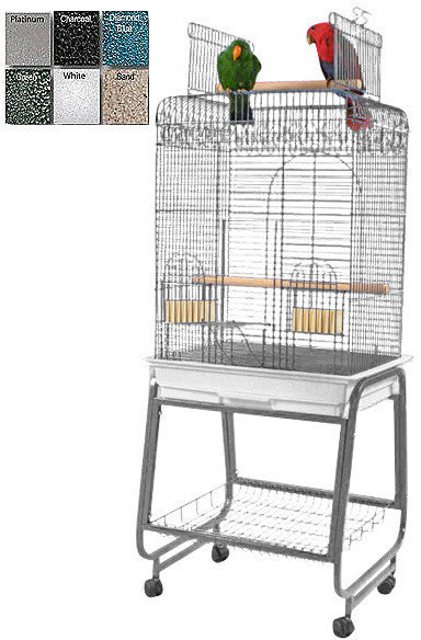 A&e Cage 702 Black 22"x18" Play Top Cage With Removable Stand