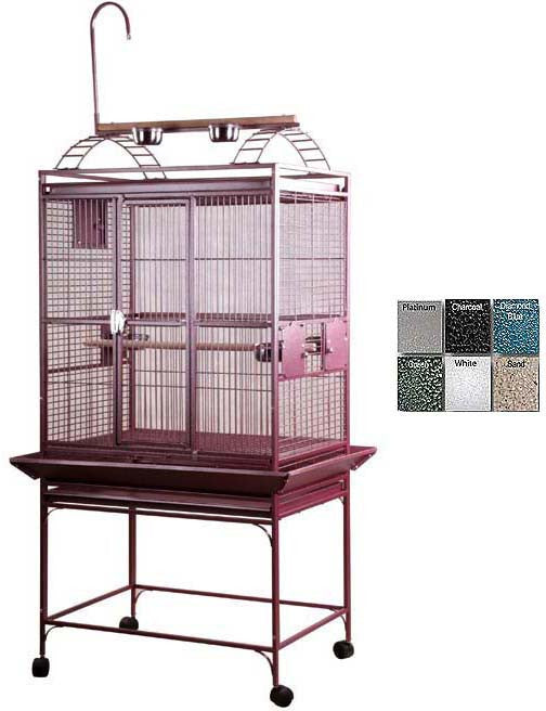 A&e Cage 8003223 Burgundy 32"x23" Play Top Cage With 5/8" Bar Spacing