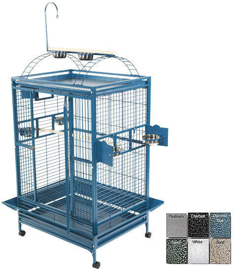 A&e Cage 8003628 Green 36"x28" Play Top Cage With 1" Bar Spacing