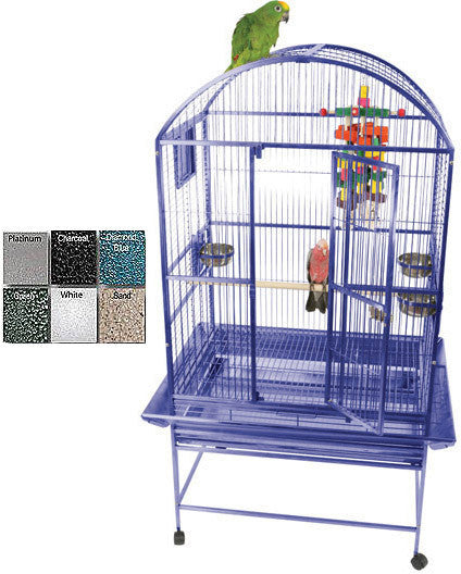 A&e Cage 9002422 Platinum Medium Dome Top Bird Cage