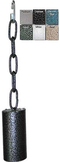 A&e Cage Ae002 Black Medlum Metal Pipe Bell On A Chain