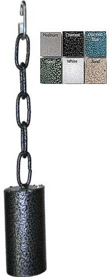 A&e Cage Ae002 Platinum Medlum Metal Pipe Bell On A Chain