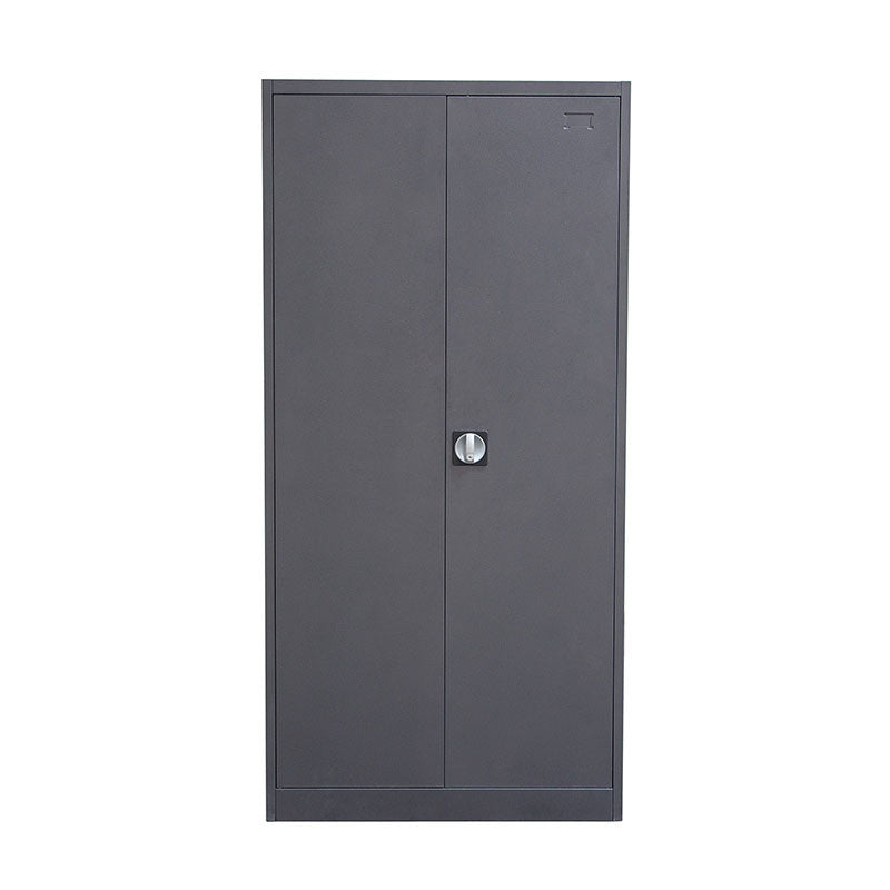 Diamond Sofa Ccmsdg 2-door Metal Closet With Safe & Mirror With Key Lock Entry