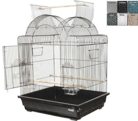 A&e Cage Ae29629 Black 2 Pack Of 25"x21" Victorian Open Top Cage