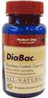 Diabac Diarrhea Control Capsules For Medium Dogs 31-60 Lbs, 30 Capsules