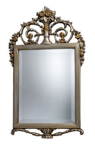 Dimond Dm1926 Stewart Mirror In Antique Silver With Gold