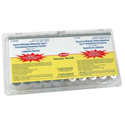 Duramune Max 5-cvk/4l (box Of 25 Single Dose Vials)