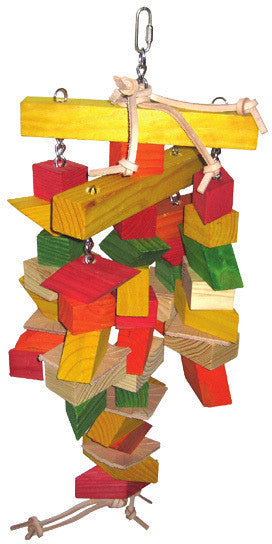 A&e Cage Hb46317 Parallelogram Large Wooden Bird Toy
