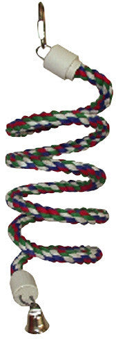 A&e Cage Hb551 Small Rainbow Cotton Rope Boing With Bell