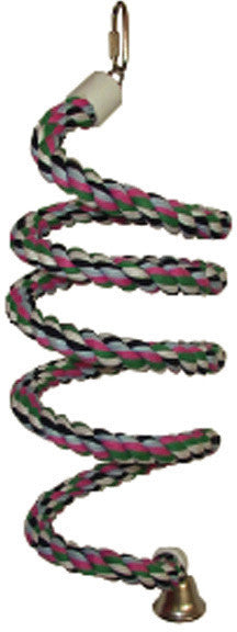 A&e Cage Hb552 Medium Rainbow Cotton Rope Boing With Bell