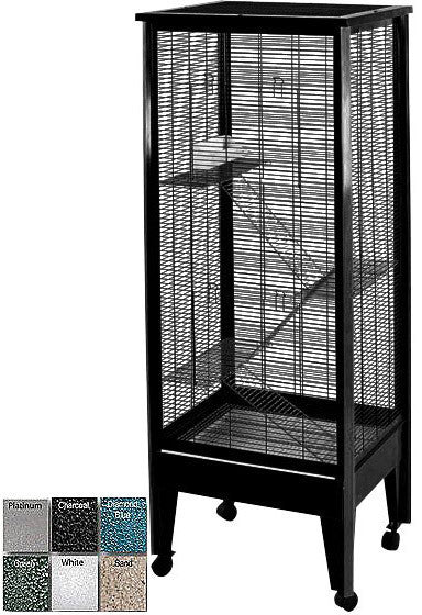 A&e Cage Sa2420h Bk/pl Medium - 4 Level Small Animal Cage On Casters