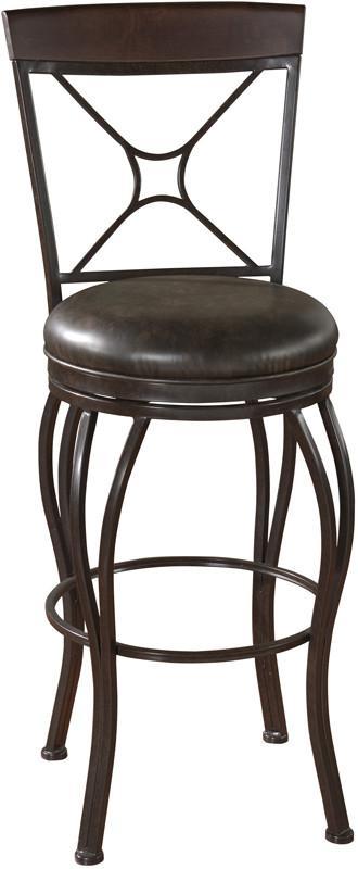 American Heritage Billiards 126910por Transitional Counter Stool