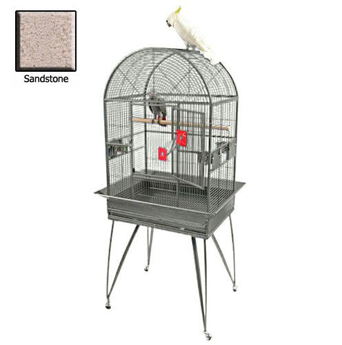 Deluxe Dome Top Bird Cage - Large Sandstone