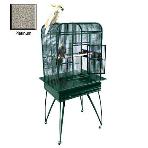 Small Playtop Bird Cage - Platinum