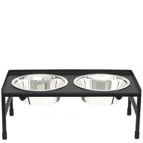 Tray Top Elevated Dog Bowls - Large