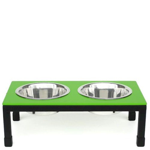 Rendezvous Raised Dog Bowls - Small/black