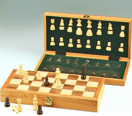 Fame 15" Folding Wood Chess Set 335
