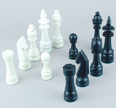 Fame Jumbo Wood Chessmen 450
