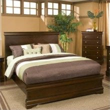 Alpine 3206f 3206 Full Panel Bed In Cappuccino